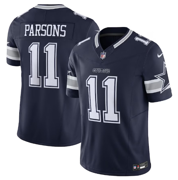 Youth Dallas Cowboys #11 Micah Parsons Navy 2023 F.U.S.E. Limited Stitched Football Jersey